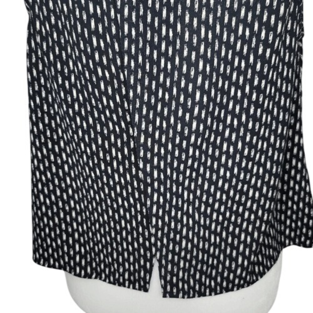 Madewell Split Back Black & White Top - Picture 8 of 8